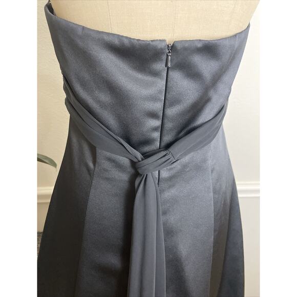 davids bridal, long black gown, polyester, size 10 - Picture 6 of 8